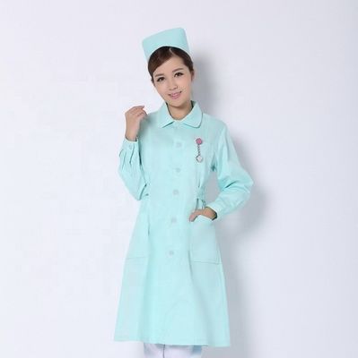 Tecido TC de algodão 65% Poly 35% Twill para enfermeiro do hospital Dr. Uniforme e leve