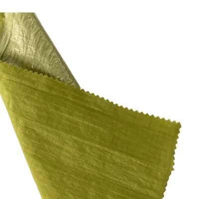 Vestuário desportivo essencial tecido de nylon revestido de PVC para casaco resistente à chuva e acessível