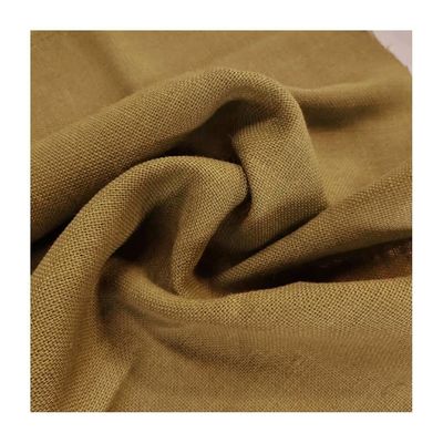 Vestuário de trabalho de memória uniforme de 60 polegadas de tecido de borla colorido personalizado 100% de tecido de jute
