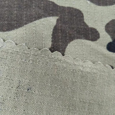 Directamente da Jinsuo Woven Nylon Cotton Ribstop Forest Printing com acabamento especial