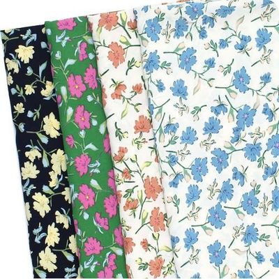 Tecido quente de verão Rayon 68 * 68 Densidade para design personalizado
