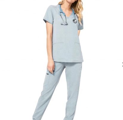 Densidade 130*70 Watts/Reactive Dyeing Twill personalizado TC 63*35 Hospital Médico Farmácia Roupa de Trabalho Tecido