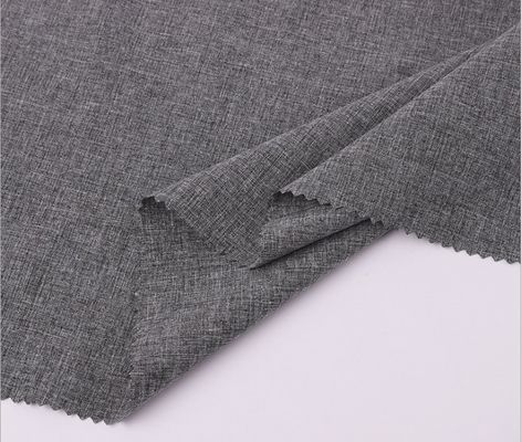 Grey Melange 4 Ways Stretch Tecido de poliéster para têxtil doméstico 35 anos profissional