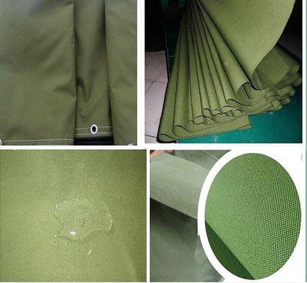 Tecido de tenda de lonas de poliéster pesado revestido de PVC para saco