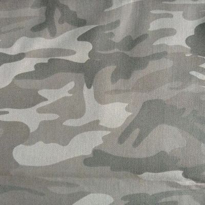 Tecido de mistura de algodão de poliéster para uniformes de camuflagem de peso médio e estilo TWILL