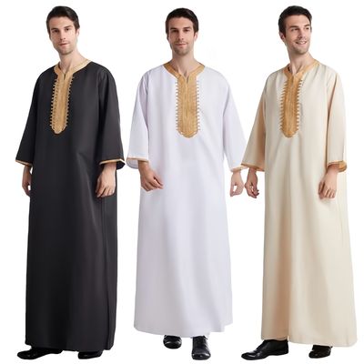 TR 80/20 Tecido Thobe de poliéster/viscosa para roupas Toyobo islâmicas islâmicas