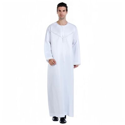 Tecido Thobe leve TR 80/20 mistura poliéster/viscose para Thobe árabe saudita muçulmano
