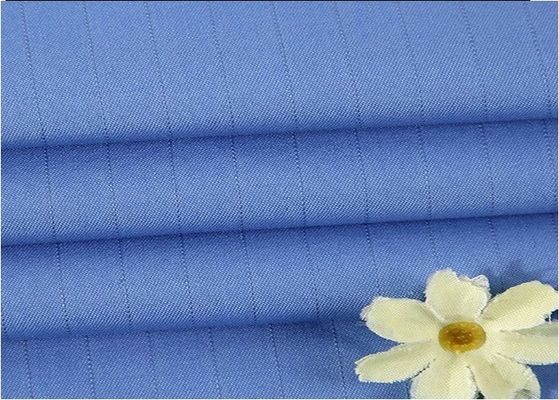 Vestuário de trabalho CVC 60 Cotton 40 Polyester Anti-Static Grid para trabalho electrónico