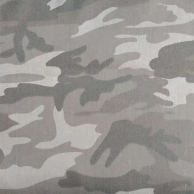 Tecido de camuflagem de peso médio Poliéster/Material de algodão 190gm Impressão da selva/deserto/oceano