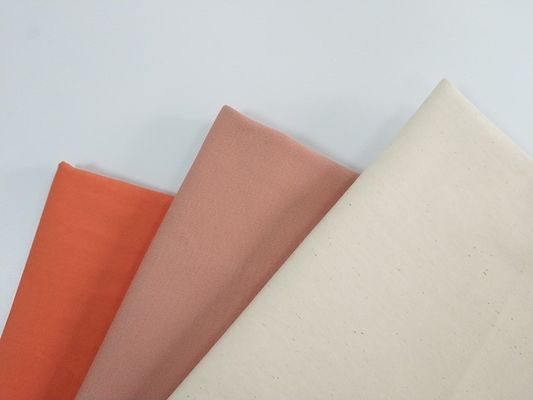 Poliéster algodão 4 Way Stretch Spandex tecido de malha para calças em padrão simples tingido
