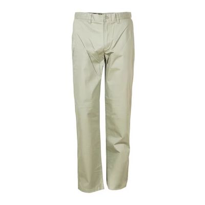 Poliéster algodão 4 Way Stretch Spandex tecido de malha para calças em padrão simples tingido