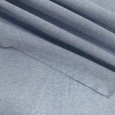 Plaids Pattern 21s 100% de algodão Imitação Denim Camisa fina Denim Tricoteado para camisa bom