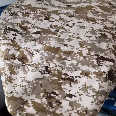 Directo de alta resistência ao rasgão Policotão SA Camuflagem Rip-Stop Tecido 230gsm Largura 57/58