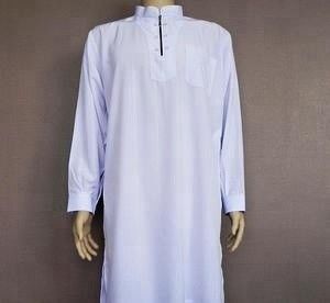 Tecido Thobe Respirável 100% Poliéster para Vestido Oriental Thobe Thobe Árabe Somali Baati