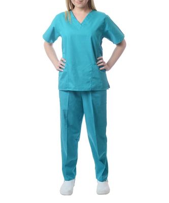 Tecido TC de algodão 65% Poly 35% Twill para enfermeiro do hospital Dr. Uniforme e leve