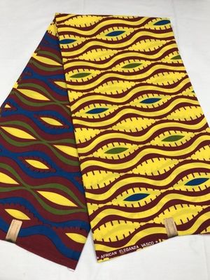 Tecido Kente Gana Tecido de Cira 90gm 110gm 120gm Tecido Batik Sarong Impresso para Roupas