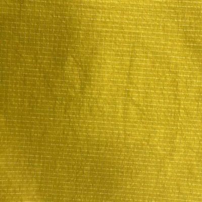 Vestuário desportivo essencial tecido de nylon revestido de PVC para casaco resistente à chuva e acessível