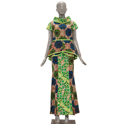 Pagne de algodão colorido sob medida para roupas africanas vibrantes