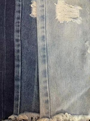 Tecido de 180 gm 230 gm 300 gm Lavado 100% de algodão Twill Filamento Denim Tintado Tecido para jeans