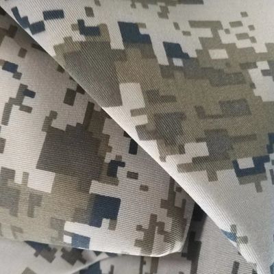 Fabrico de camuflagem à prova d'água em TC Ripstop para pedido do cliente