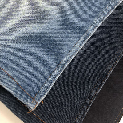 Tecido de denim para calças de ganga 180 gm 230 gm 300 gm Lavado 100% algodão Twill Fios tingidos