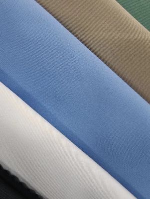 Tecido suave e durável 100% de poliéster de fibra de Gabardine para resistência à água uniforme