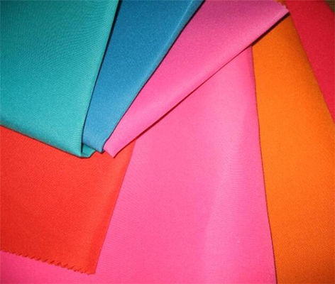 Padrão Sólidos Retardante de Chama Tecido de Poliéster de Torção para Uniformes de Têxteis para Domicílio