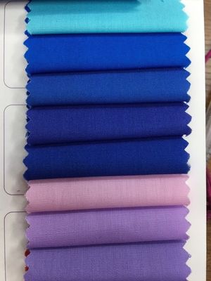 Padrão Sólidos Retardante de Chama Tecido de Poliéster de Torção para Uniformes de Têxteis para Domicílio
