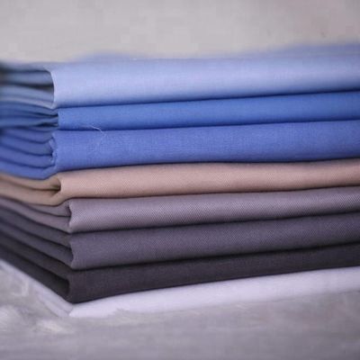 SOLIDS padrão tecido tipo linho 65% tecido de poliéster para roupas de trabalho personalizadas