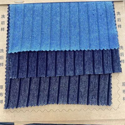 Nome personalizado 14oz Selvedge Denim Tecido com largura 57/58 &quot;em azul escuro 100% algodão