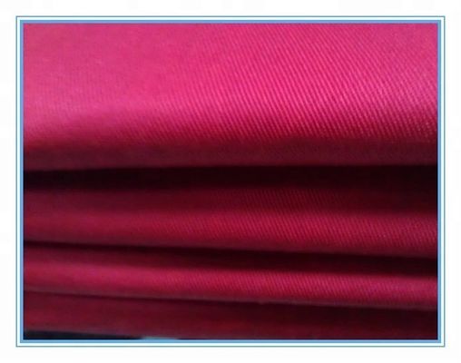 120-140gm Tecido de poliéster para roupas de trabalho Desenhos personalizados uniformes Durável