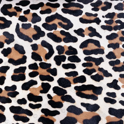 Tecido de denim estirado em 4 vias, de secagem rápida e com padrão de leopardo