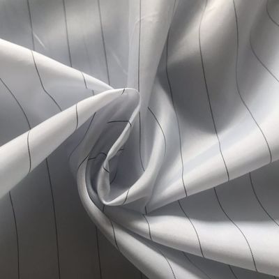 Tecido de cor Taffeta de revestimento 100% de poliéster 210T para exportação padrão anti-estático