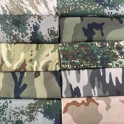 Tecido de camuflagem com alta resistência ao rasgão de algodão polipropileno perfeito para o mercado do Oriente Médio